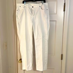 Talbots Heritage white jean